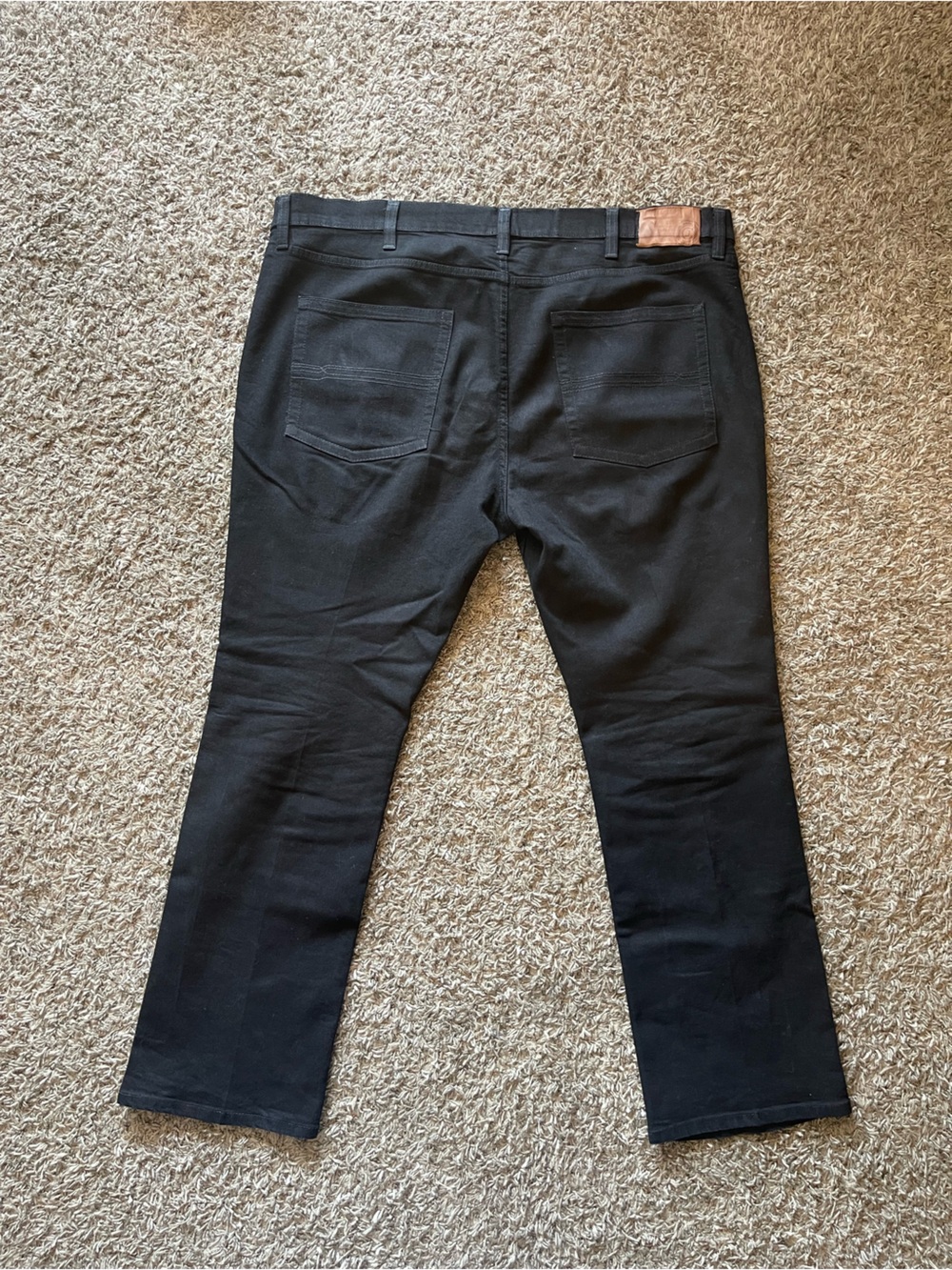 Cody James Men's Black Slim Fit Jeans 46x34